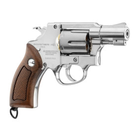 Revolver CO2 Borner 733 en finition inox ou noir – Inox