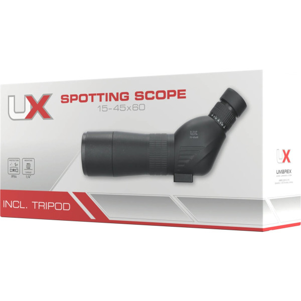 Lunette d'observation Ux 15-45X60 avec trépied