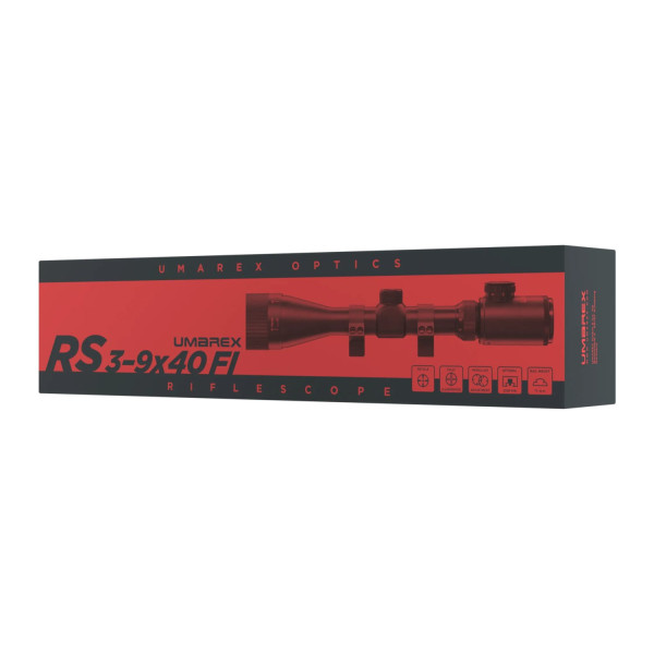 Lunette de visée Walther 3-9x40 Illuminated avec montage intégré