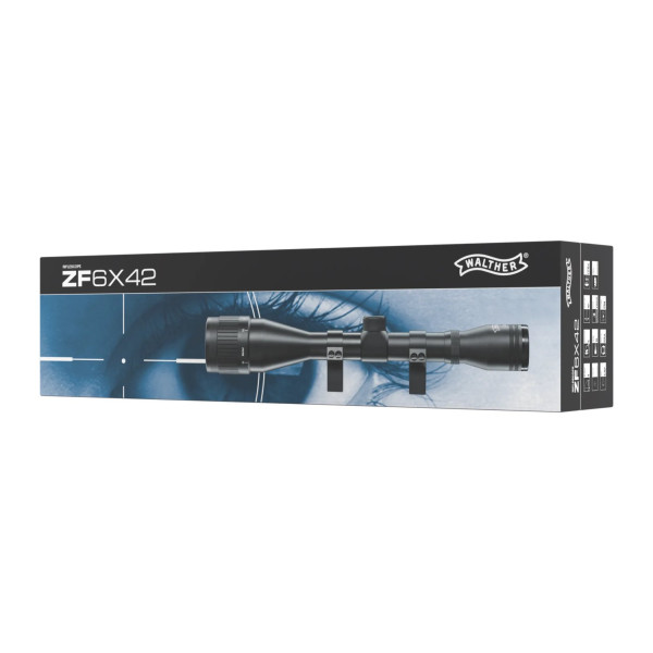Lunette de visée Walther 6X42 avec montage 11 mm