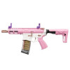 Réplique airsoft longue 6 mm G&G Armament CM16 Batto CQB Taffy Pink