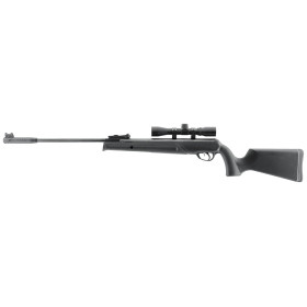Carabine à air comprimé UX Prymex cal. 4,5 mm 7,5 J pack lunette 4x32, plombs et cibles