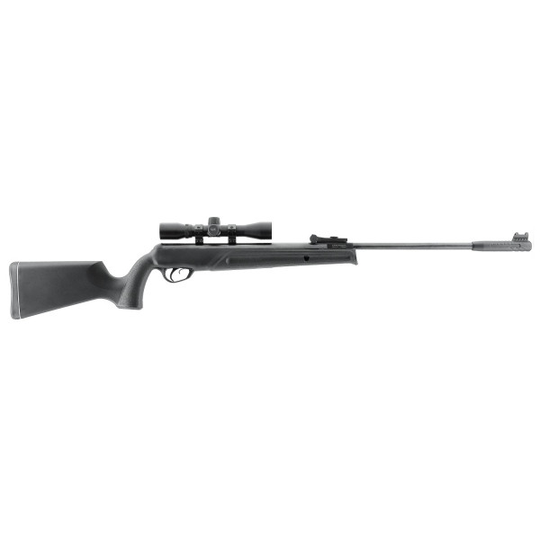 Carabine à air comprimé UX Prymex cal. 4,5 mm 7,5 J pack lunette 4x32, plombs et cibles