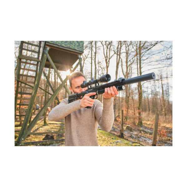 Carabine PCP UX Notos Carbine calibre 5,5 mm avec lunette 3-9x40 28 joules