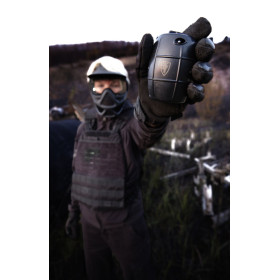 Grenade airsoft à gaz Elite Force Hailstorm BBS 6 mm en coloris noir