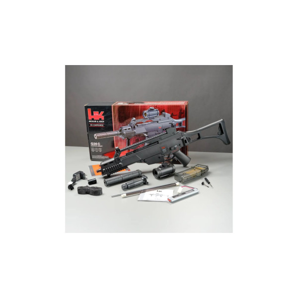 Pistolet airsoft électrique Heckler & Koch G36 C full auto en 6 mm