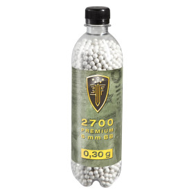 Billes airsoft 6 mm 0,30 g Elite Force blanches en bouteille de 2700 unités