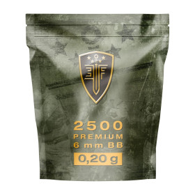 Billes airsoft 6 mm 0,20 g Elite Force blanches sachet de 2500
