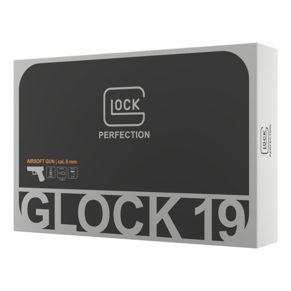 Pistolet airsoft Glock 19 Gen4 à gaz 6 mm moins de 1 joule