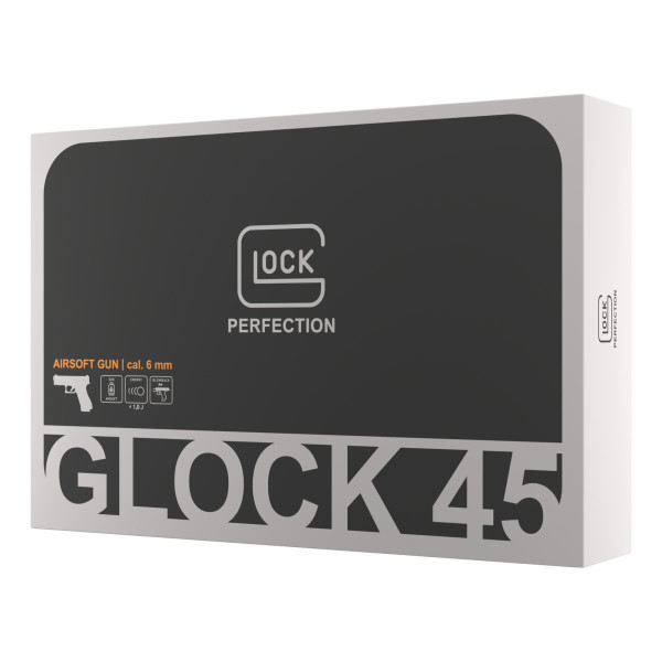 Pistolet airsoft Glock 45 à gaz 6 mm moins de 1 joule