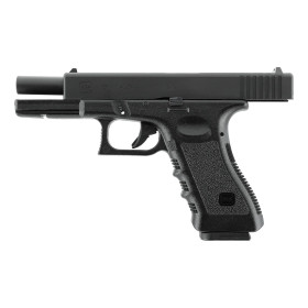 Pistolet airsoft Glock 17 à gaz culasse acier fraisée CNC billes 6 mm