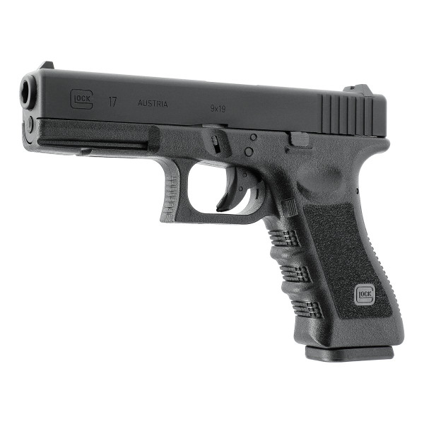 Pistolet airsoft Glock 17 à gaz culasse aluminium fraisée CNC billes 6 mm