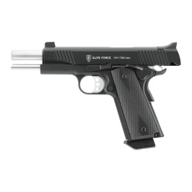 Pistolet airsoft Elite Force 1911 TAC Two à gaz 6 mm