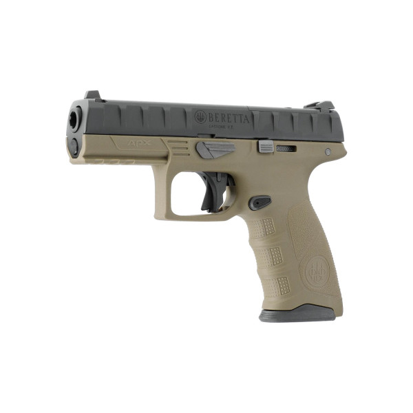 Pistolet airsoft à gaz Beretta APX RDO 6 mm coloris Black et FDE