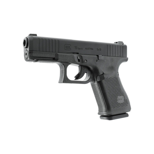 Pistolet airsoft Glock 19 Gen5 à gaz 6 mm 1,0 joule