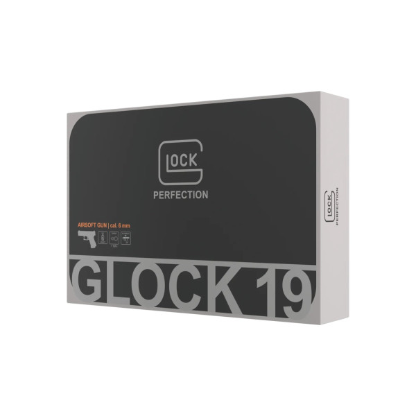 Pistolet airsoft Glock 19 Gen5 à gaz 6 mm 1,0 joule