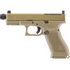 Pistolet airsoft Glock 19X MOS à billes 6mm CO2 coloris coyote