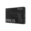 Pistolet airsoft à gaz Walther PPK/S noir billes 6 mm