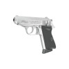 Pistolet airsoft Walther PPK/S à gaz silver tir BBS 6 mm moins de 1 joule