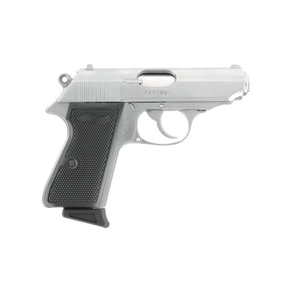 Pistolet airsoft Walther PPK/S à gaz silver tir BBS 6 mm moins de 1 joule