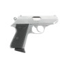 Pistolet airsoft Walther PPK/S à gaz silver tir BBS 6 mm moins de 1 joule