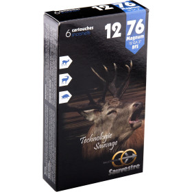 Cartouche Sauvestre grand gibier Magnum - Cal. 12/76 — vue 5