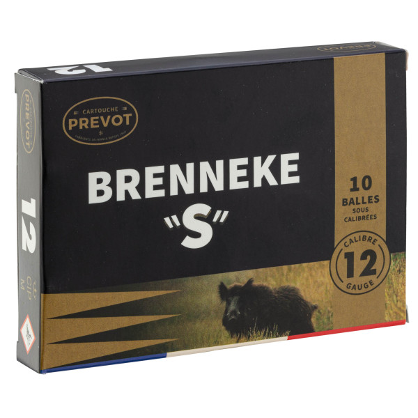 Cartouche Prevot à balle Brenneke-S - Cal. 12/70 — vue 2
