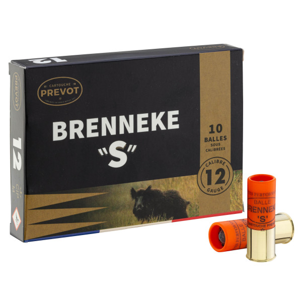 Cartouche Prevot à balle Brenneke-S - Cal. 12/70 — vue 8