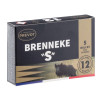 Cartouche Prevot à balle BRENNEKE ''S'' demi-blindée - Cal. 12/70 — vue 7