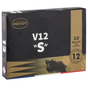 Cartouches Prevot à balle V12 ''S'' demi-blindée - Cal. 12/70 — vue 2