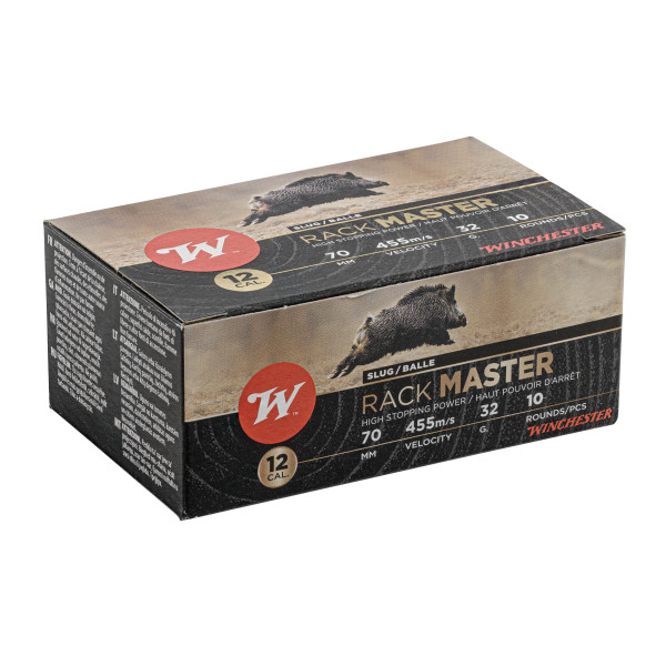 WINCHESTER - Boîte de 10 cartouches calibre 12/70 32g Rackmaster — vue 3