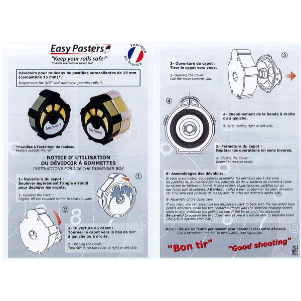 Dévidoirs de pastilles autocollantes Easy Pasters — vue 20