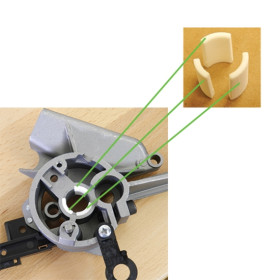 3D printed parts Lee Pro 1000 (3 segments) — vue 2