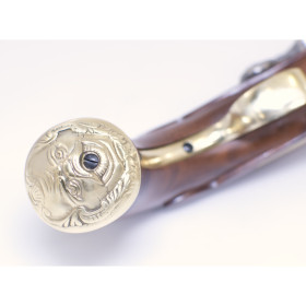 Pistolet Queen Anne Navy Brass cal. .50 silex — vue 2