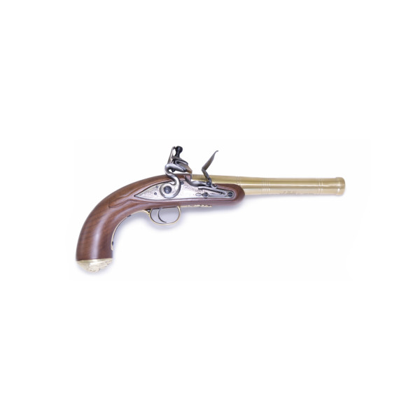 Pistolet Queen Anne Navy Brass cal. .50 silex — vue 8