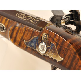 Pistolet Pedersoli Le Page Target Luxe à silex — vue 2
