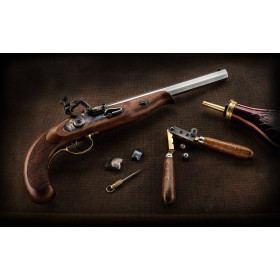 Pistolet Pedersoli Continental target à Silex — vue 4