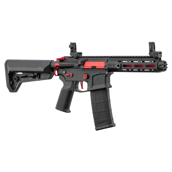 Réplique AEG LT-32 Hellion Noir/Rouge NSR pack complet — vue 5