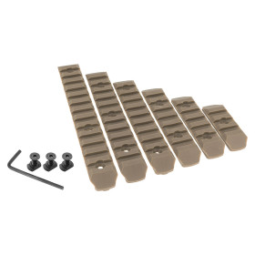 Set de 6 Rails M-Lock nylon BO Manufacture — vue 6