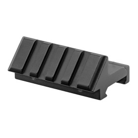 Rail 45 degrés Picatinny 4 slots