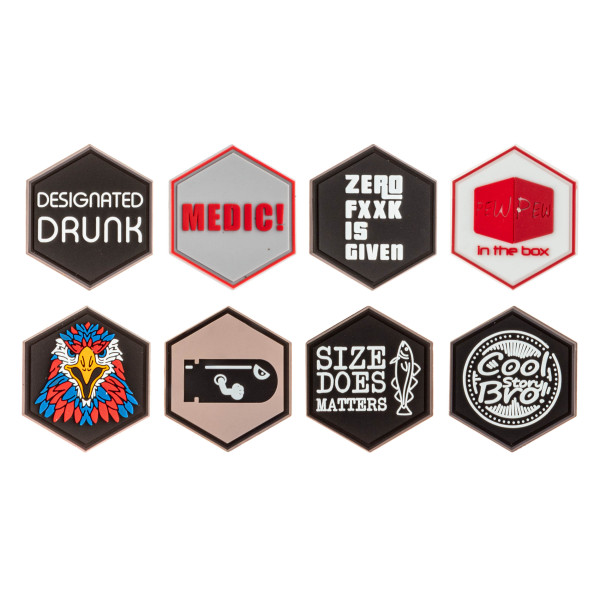 Présentoir à patch noir avec 20 patchs aléatoires sentinelle gear — vue 16