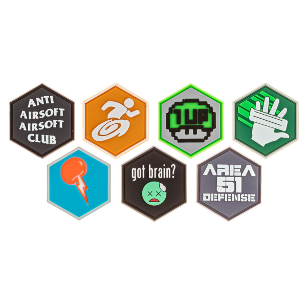 Présentoir à patch Tan avec 20 patchs aléatoires sentinelle gear — vue 4