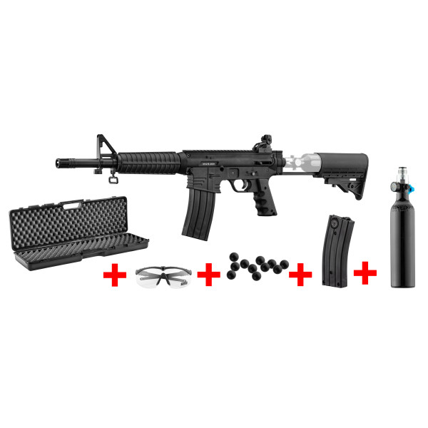 Pack AR15 Defense Cal .68 semi-auto à air — vue 11