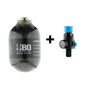 Pack bouteille BO Manufacture Kevlar 0,5L + régulateur Dye 4500 PSI — vue 2