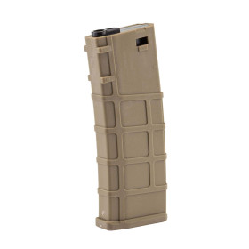 Chargeur mid-cap 200 billes tan pour M4 séries - BO manufacture