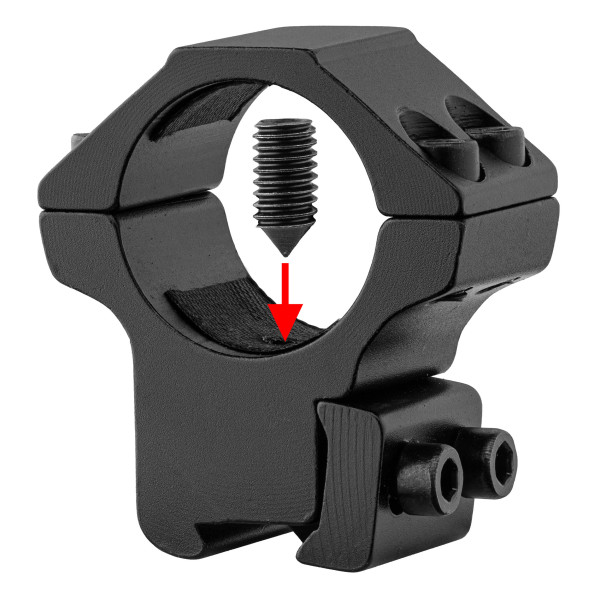 Colliers de montage RTI 25.4 mm - Rail 11mm - Serrage 2 vis — vue 3
