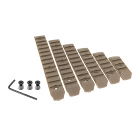 Set de 6 Rails Keymod nylon BO Manufacture — vue 2