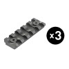Pack 3 rails Keymod 5 slots