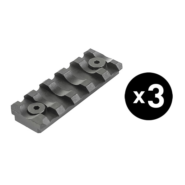 Pack 3 rails Keymod 5 slots — vue 3