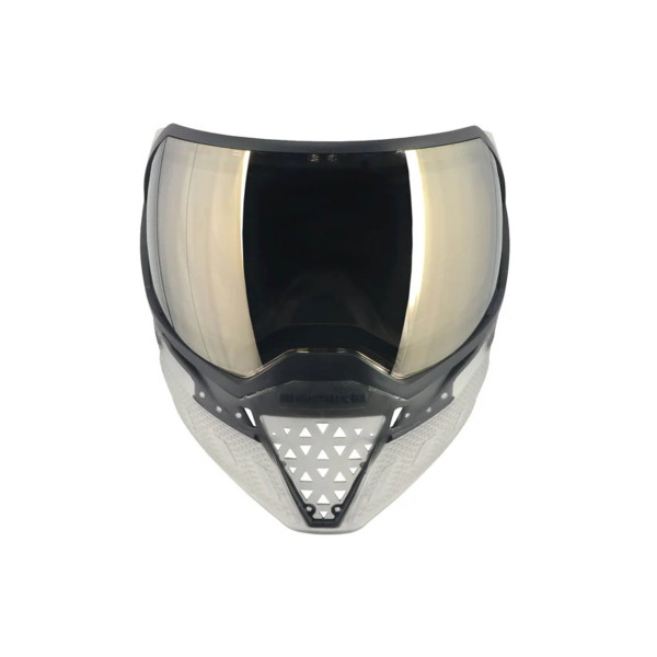 Masque EVS Crystal SE Clair/Noir avec lentille chromée noire HD — vue 4